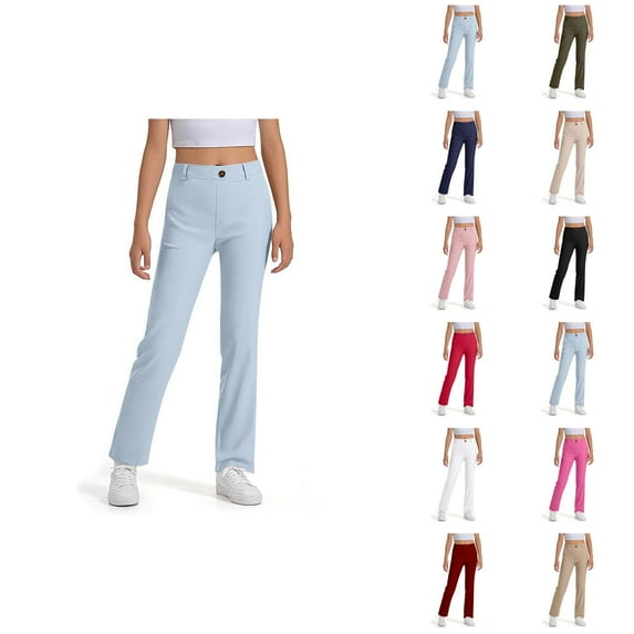 Boys School Uniform Pants Dress Pants,School Uniform for Kids Girls Size 13-14 Years