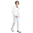 thumbnail image 1 of Boys Suit 6 Pieces Formal Suits for Boy Jacket Vest Pants for Kids Teen Tuxedo Dress Wear Outfit for Wedding School Uniforms, 1 of 9