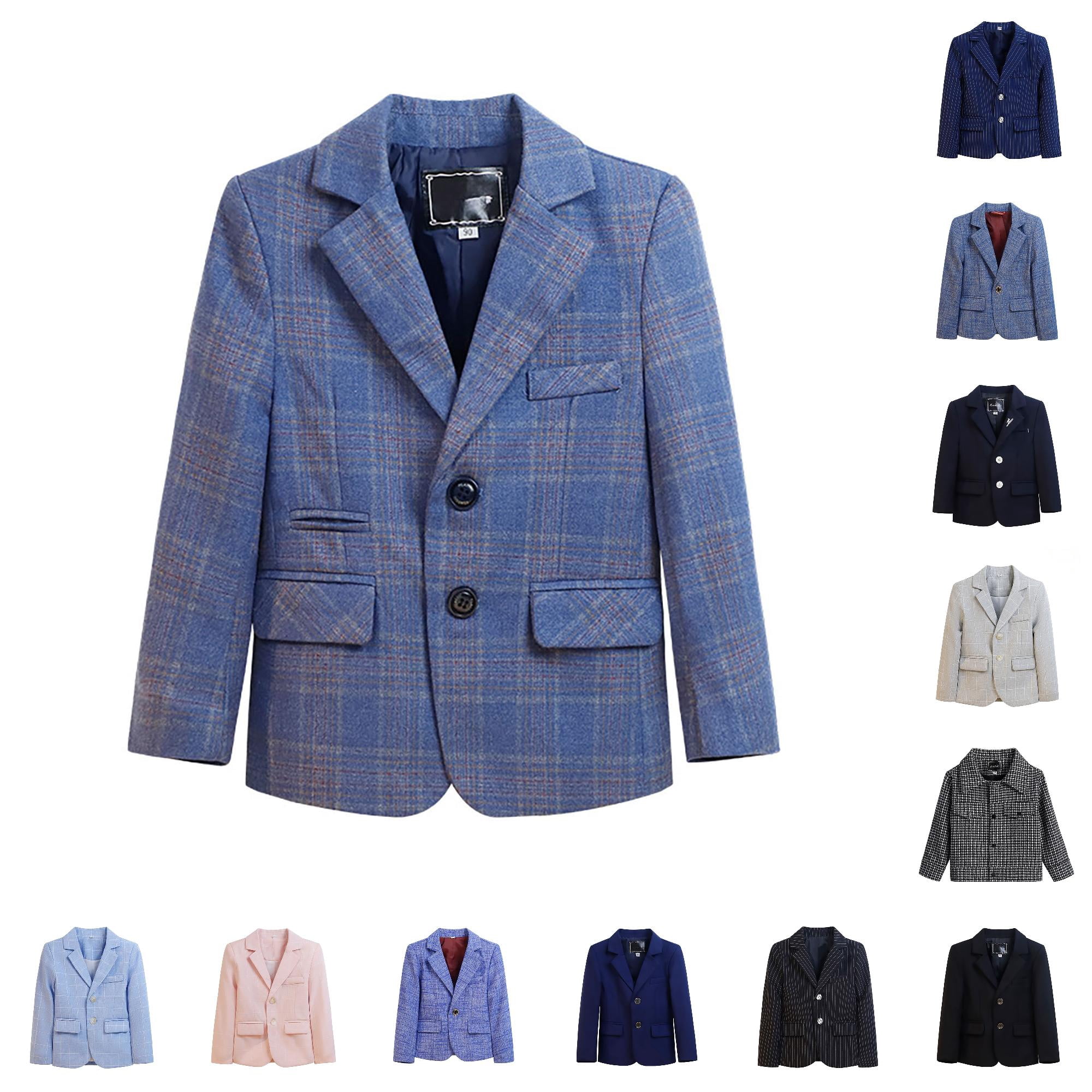 Kids Racing Jacket Boys Suit Blazer Jacket Casual Formal Outerwear for Kids Children 1 to ...