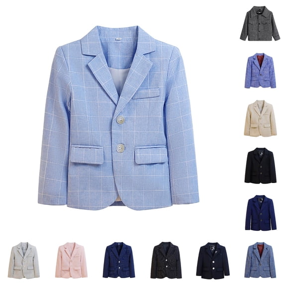 Kids Racing Jacket Boys Suit Blazer Jacket Casual Formal Outerwear for Kids Children 1 to ...