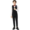 thumbnail image 1 of Boys Suit Kids Formal Wedding Tuxedo Dress Suits for Teen Boys Vest and Pants Set, 1 of 14