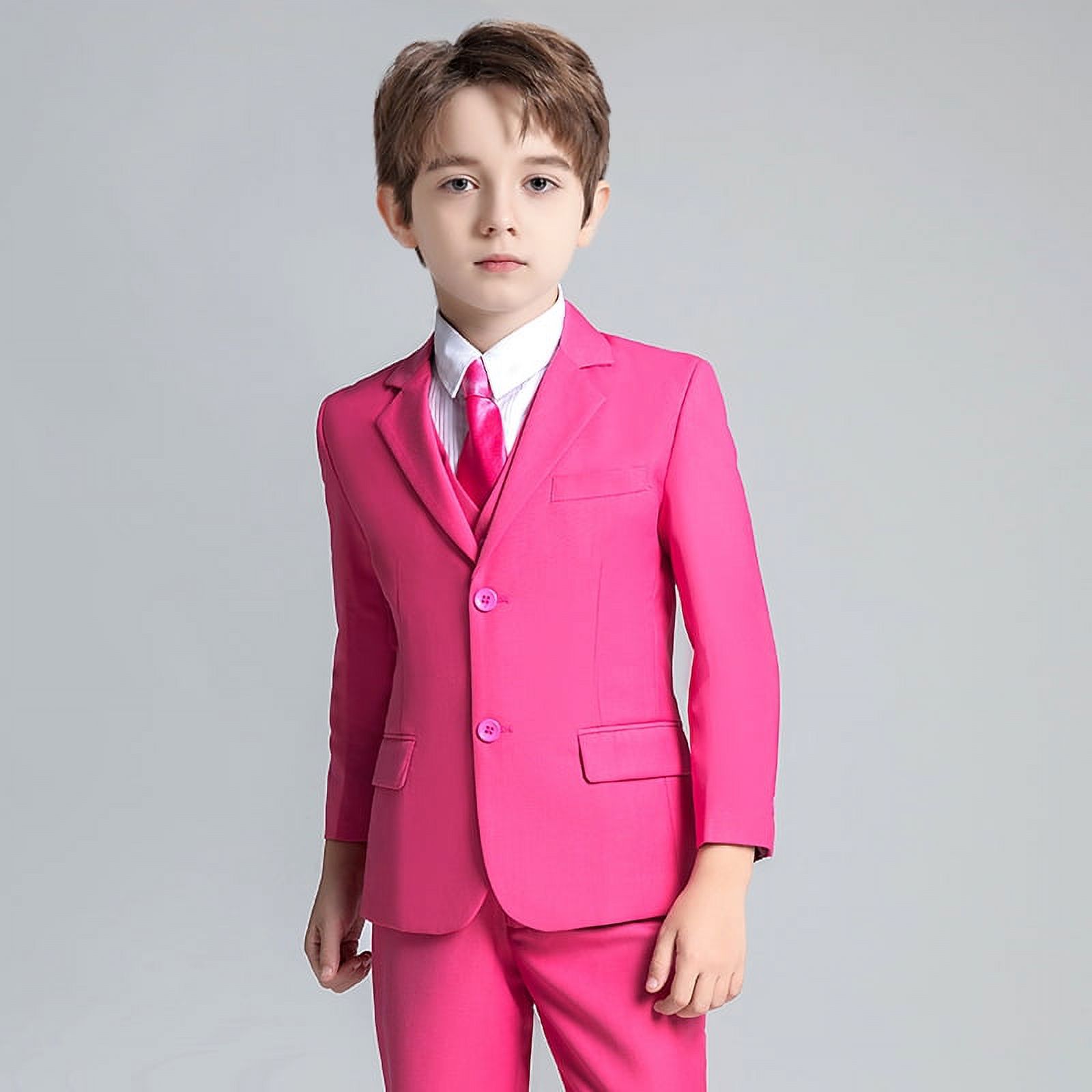 GATMSTZ Men's Formal Shawl Lapel 3-Piece Suit Set - Wedding Blazer, Vest, And Pant