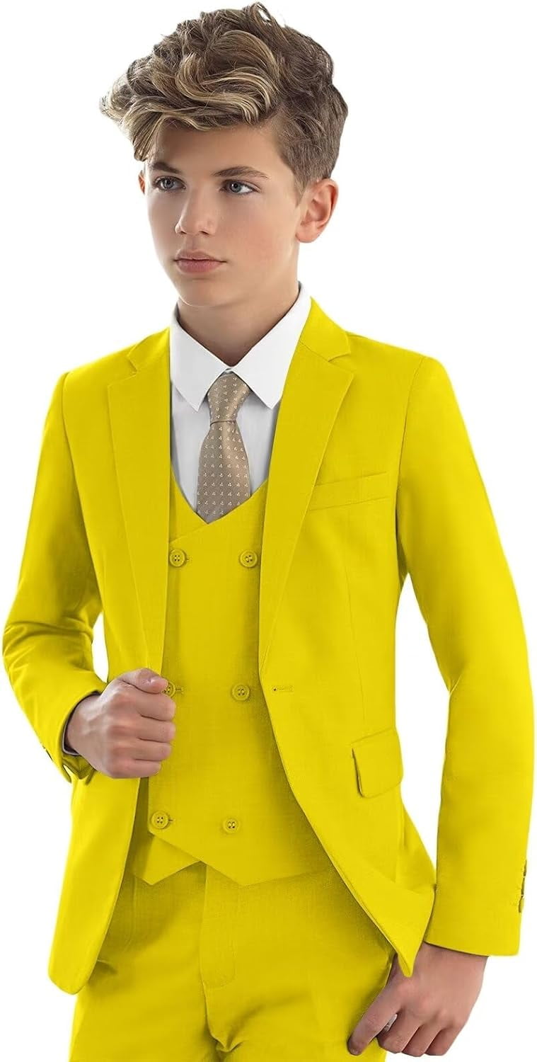 Two 2 Kids Sizes Button Boys Tuxedo Suit Perfect For Toddlers Suit Wedding Attire Outfits main image 1