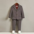 thumbnail image 1 of Boys' Suits Slim Fit 3 Piece, Adjustable Waist, Boys Formal Suit with Jacket, 1 of 5