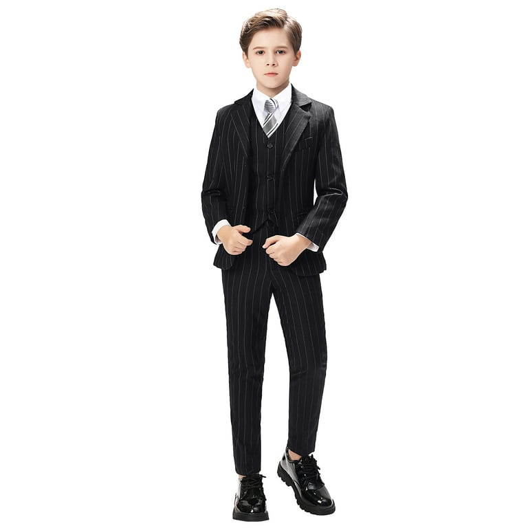 Black Suit Grey Suit Christmas Party Boys Suits For Toddler Boys