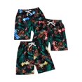 thumbnail image 1 of Boys Summer Beach Shorts Toddler Casual Pull-On Shorts Novelty Comfort Loungewear, Assorted 3-Pack 7T, 1 of 6