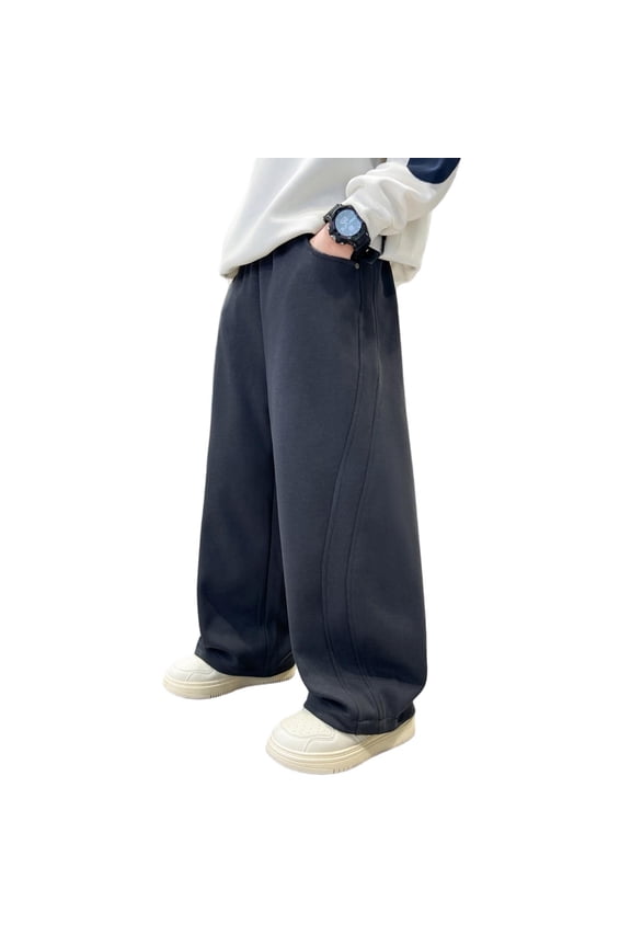 for Boys Summer Fall Loose Fit Track Gym Casual Running Flare Bell Bottom Basic Long Boot Cut Leg Pants Sweatpants Boys 2026 Soft Comfy Clothes Trendy