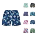 thumbnail image 1 of Boys Summer Shorts Child Girls Casual Floral Printing Summer Hawaii Kids Clothes Beach Floral Pants, 1 of 6