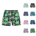 thumbnail image 1 of Boys Summer Shorts Child Girls Casual Floral Printing Summer Hawaii Kids Clothes Beach Floral Pants, 1 of 6