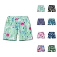 thumbnail image 1 of Boys Summer Shorts Child Girls Casual Floral Printing Summer Hawaii Kids Clothes Beach Floral Pants, 1 of 6