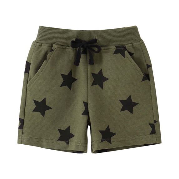 Boys Summer Sweat Shorts Casual Cotton Workout Athletic Shorts Drawstring Gym Running Shorts with Pocket 6T