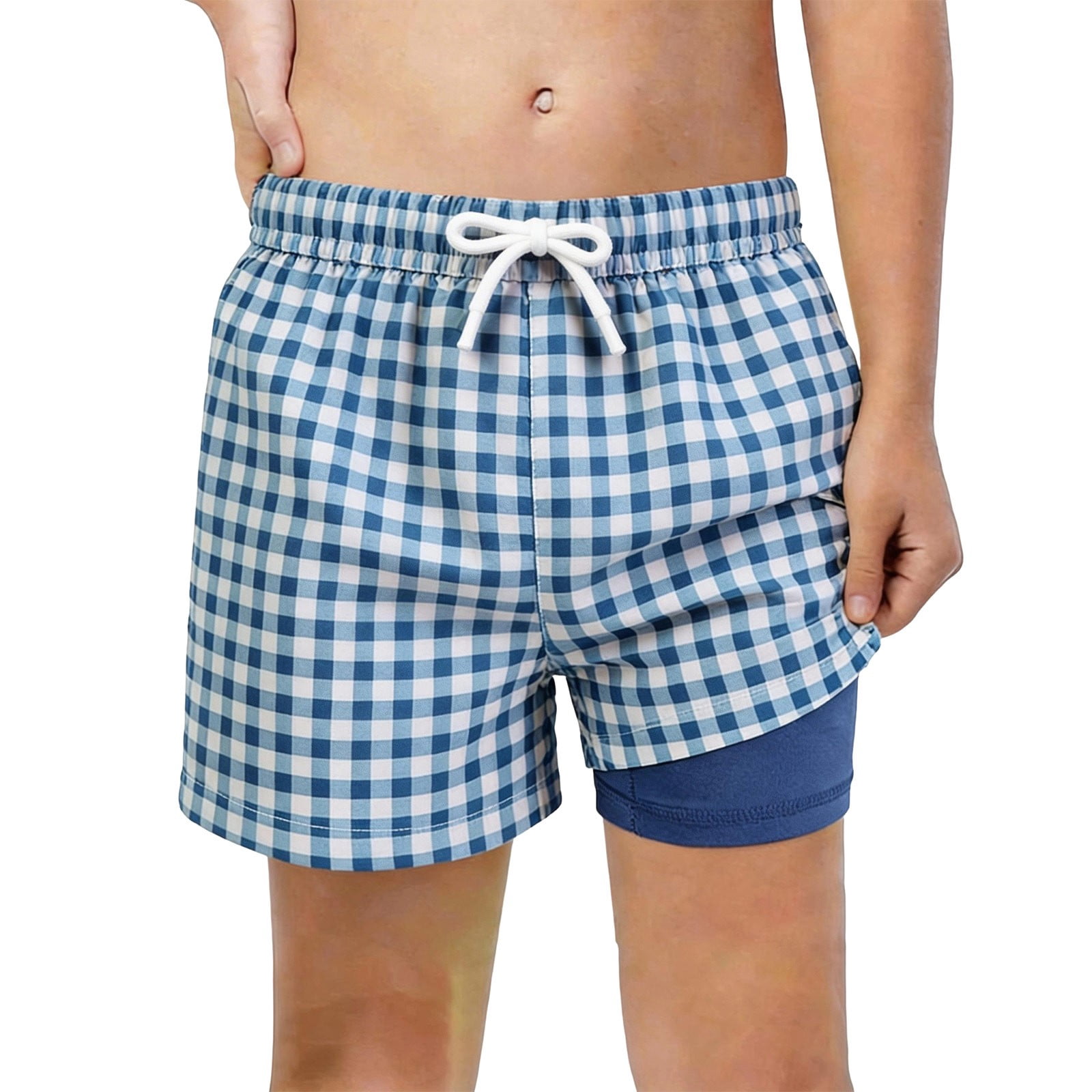 Boys Summer Swim Trunks Elastic Waistb Outdoor Beach Shorts Kids ...