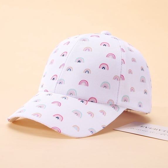 Boys Sun Hat Kids Toddler Girls Summer Baseball Caps with Butterfly Print Casual Outdoor Breathable Sun Hat Toddler Summer Hat White 6 Years-12 Years