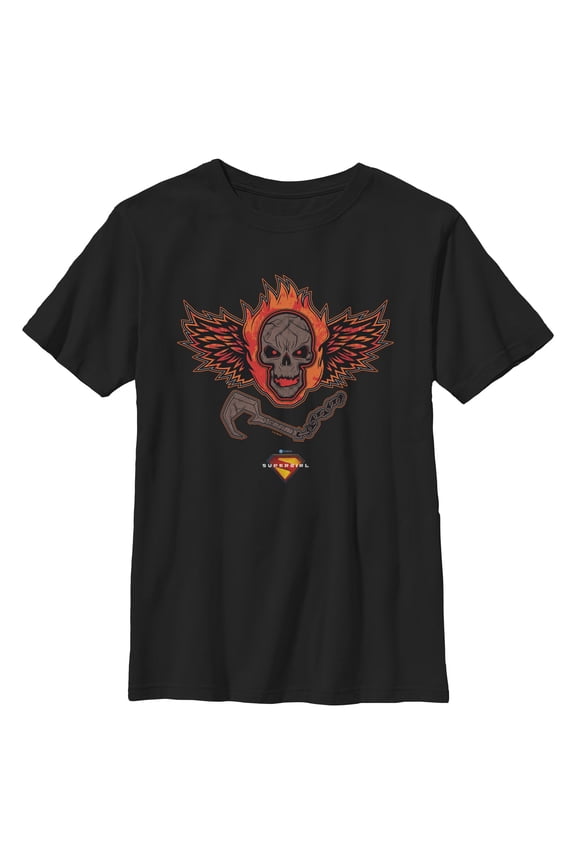Boys Supergirl Ruthless and Feared Logo T Shirt