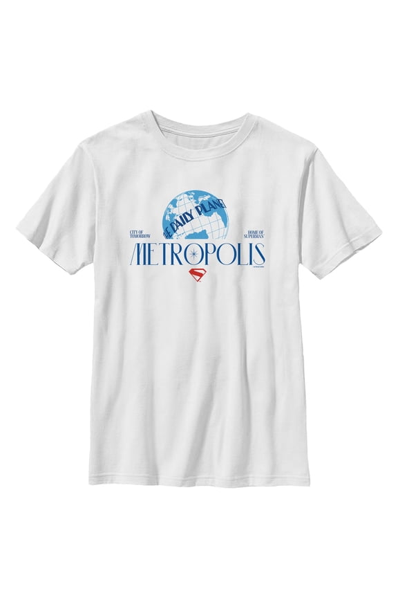 Boys Superman City of Tomorrow Metropolis T Shirt