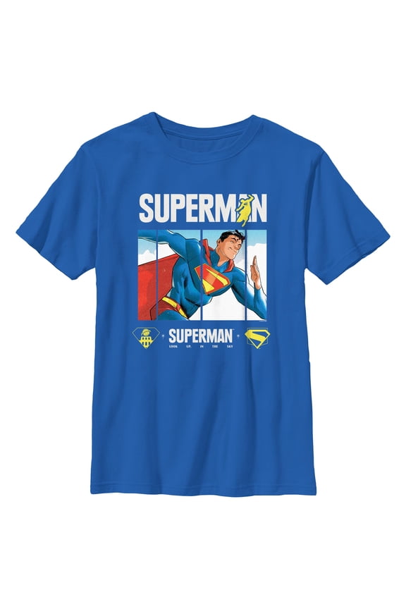 Boys Superman Fast Hero T Shirt