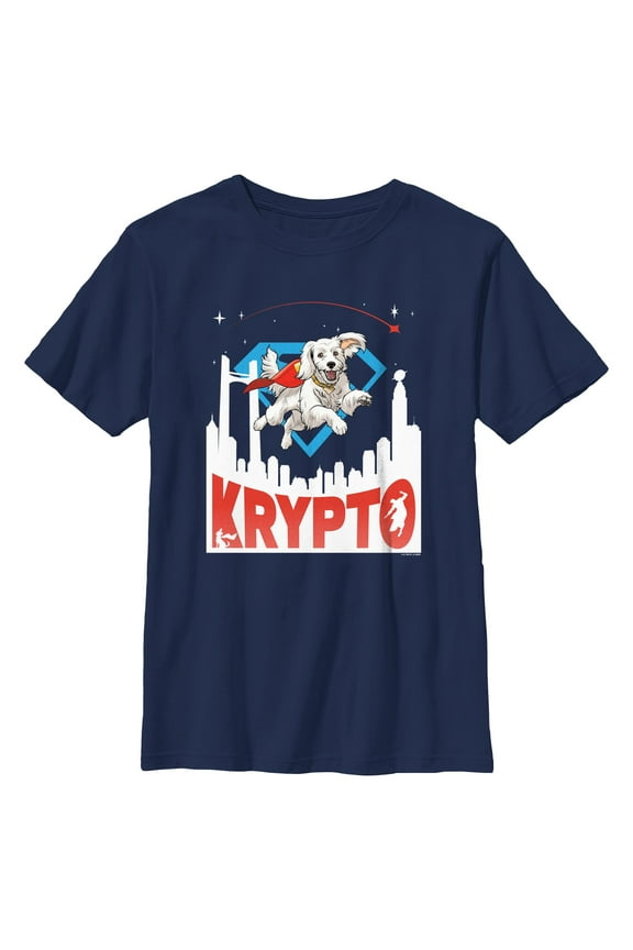 Boys Superman Krypto in the City T Shirt