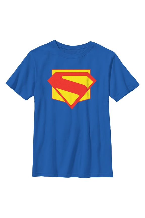 Boys Superman Logo Shield T Shirt