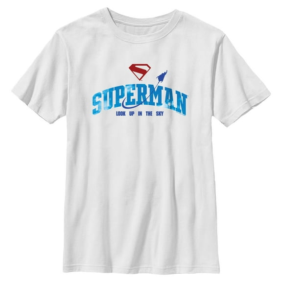 Boys Superman Look Up In The Sky T Shirt
