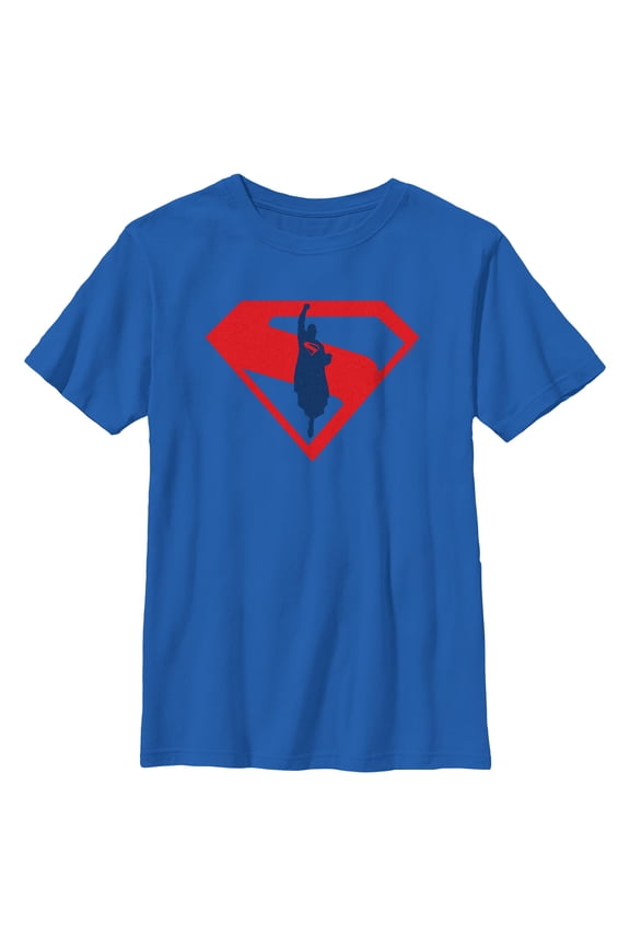 Boys Superman Proud Red Logo T Shirt