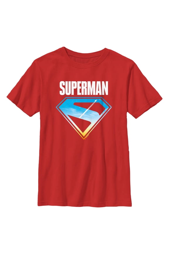 Boys Superman Sky Symbol T Shirt