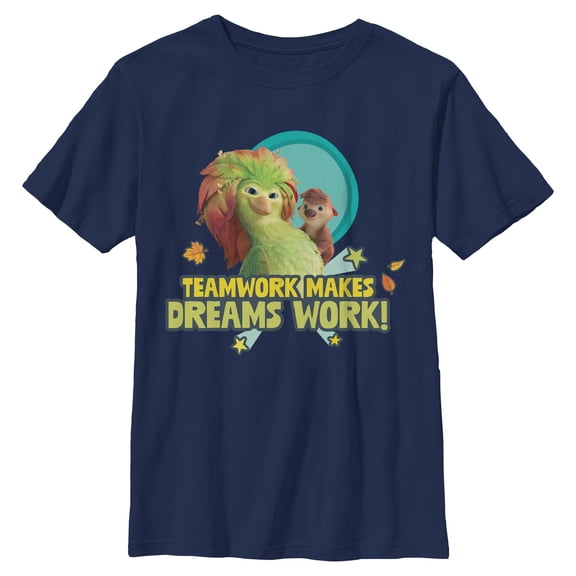 Boys Swapped Teamwork Makes Dreams Work T Shirt