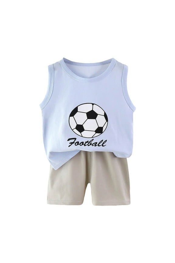 Boys Sweat Suit Summer Clothes Cotton Shirts and Shorts Kids Outfits