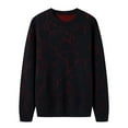 thumbnail image 1 of Boys Sweater Knit Pullover Sweater Crew Neck Long Sleeve Knitwear Sweater for Young Man, 1 of 5