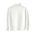 thumbnail image 1 of Boys Sweater Knitted Pullover Round Neck Winter Warm Tops Soft Comfortable Casual Outfit for Toddler Kids, 1 of 3