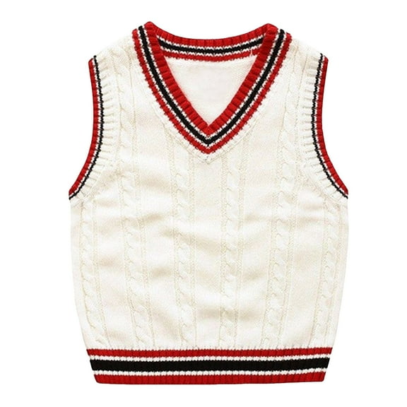 Boys Sweater Vest Kids Sweaters Boys Boys Sweaters Kids Crewneck Long Sleeve Knit Pullover Sweater Hoodies For Teen Girls Uniform Sweaters For Girls Clothing 4-16