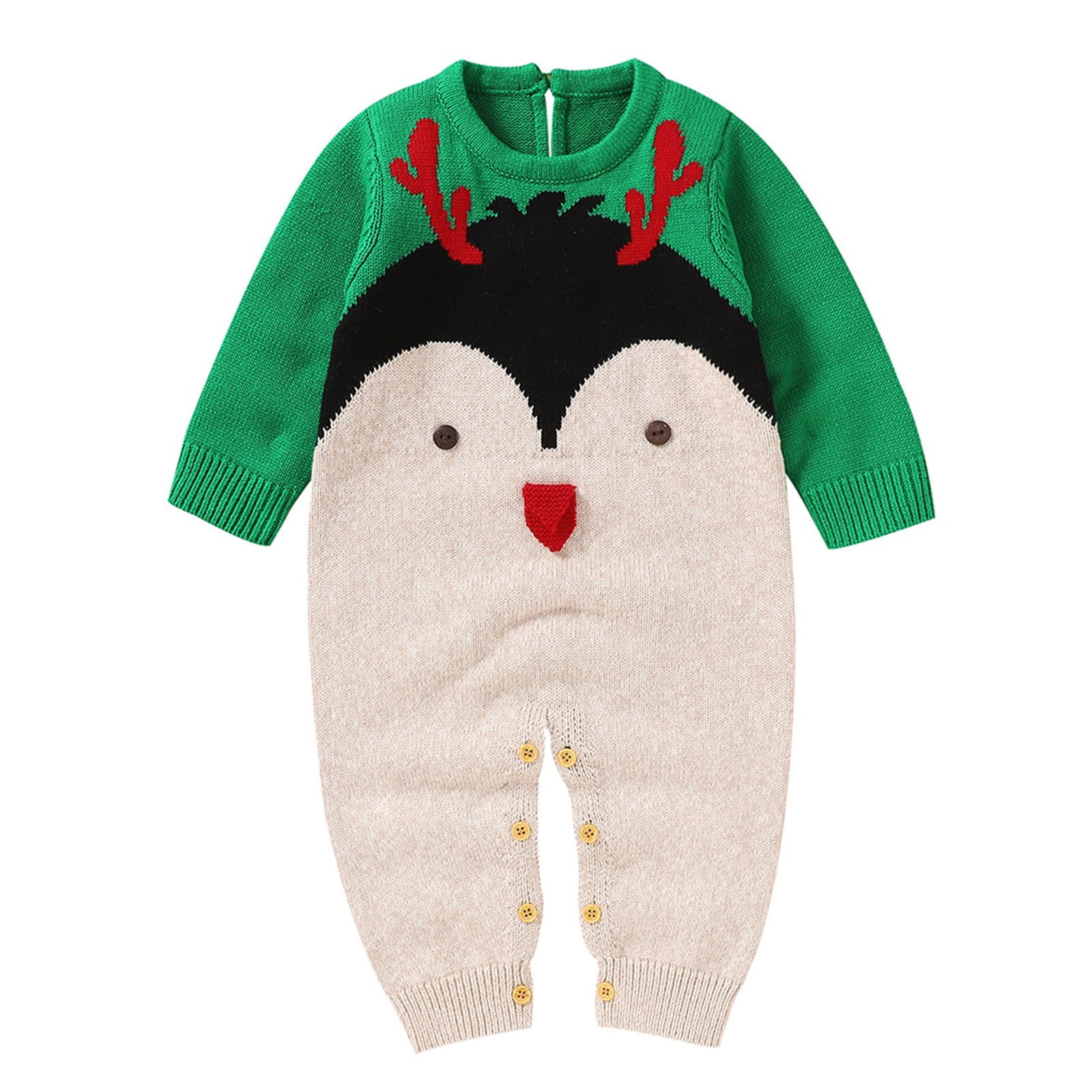 Boys Sweaters Boy Girl Christmas Cartoon Knitted Sweater Baby Jumpsuit