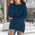 thumbnail image 1 of Boys Sweaters Long Sleeve Navy Sweater Crewneck Pullover Tops Toddler Boys Clothes 15-16 Years, 1 of 4