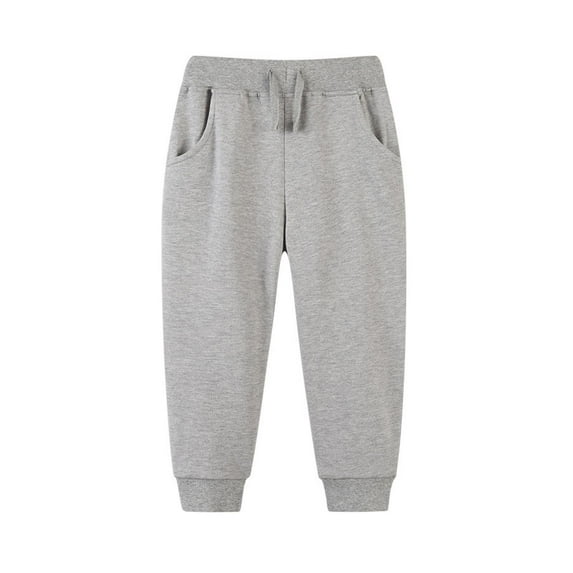 Boys Sweatpants 14-16 Elastic Waisted Baggy Joggers Kids School Uniform Pants Teen Clothes Casual Workout Gym Pants Drawstring Active Wear with Pockets, Size 7-15
