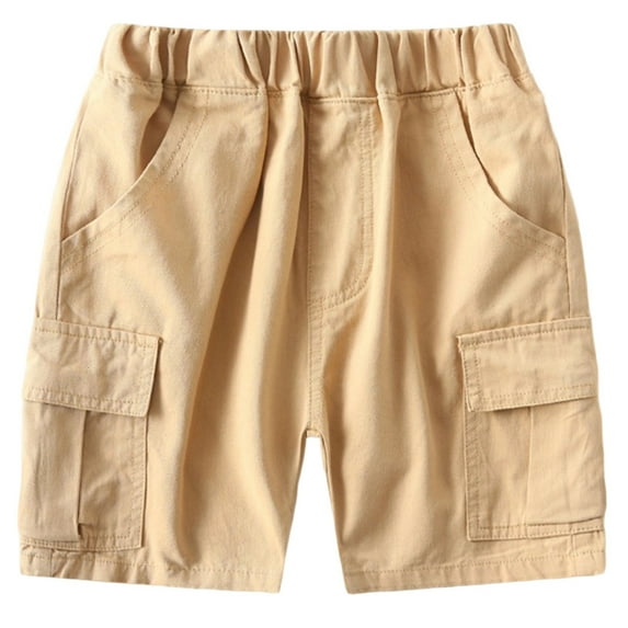 Boys Sweatpants 4-5 Years Back to School Boys Dress Pants Boys Summer Casual Shorts 1 10 Years Comfortable Kids Pocket Shorts Breathable Blend Elastic Waist Playwear Toddler Boys Athletic Shorts