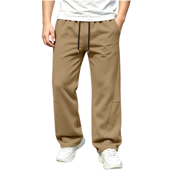 Boys Sweatpants 5-15Y Elastic Waist Drawstring Straight Leg Joggers with Pockets Casual Sports School Outdoor Daily Wear