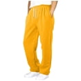 thumbnail image 1 of Boys Sweatpants Athletic Joggers Pants Drawstring Pants for Boy Open Bottom Sweatpants Straight Leg Pants with Pockets 5T-16T, 1 of 3