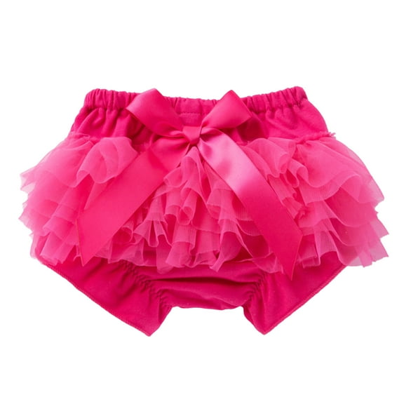 Boys Sweatpants,Baby Bow Tie Solid Ruffle Shorts Soft Breathable Underwear Cute Pants Covers,Sweatpants,3-6 Months,Z03 Hot Pink