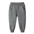 thumbnail image 1 of Boys Sweatpants Boy Athletic Pants with Pockets Adjustable Drawstring Casual Pants Kids Grey SweatPants for Boys 3-4 Years, 1 of 6