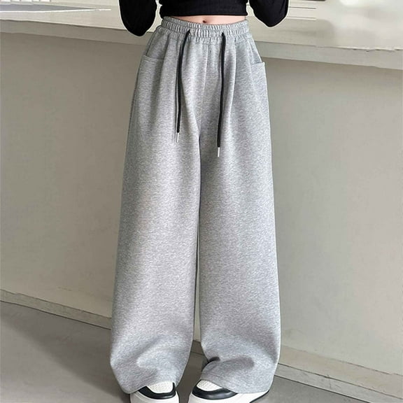 Boys Sweatpants Boy Athletic Pants with Pockets Drawstring Basic Boys Light Gray Sweatpants Sweatpants Boys 10-11 Years