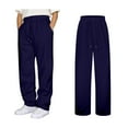 thumbnail image 1 of Boys Sweatpants Boys' Athletic Pants Cotton Sweatpant with Pocket Drawstring School Uniforms for Boys Back To School Outfits for Boys Kid Boys Athletic Pants Size 9-10 Years, 1 of 9