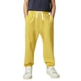 thumbnail image 1 of Boys Sweatpants Boys Athletic Pants with Pockets Adjustable Drawstring Boys Uniform Pants Back To School Outfits for Boys Kid Pants 6-7 Years, 1 of 3