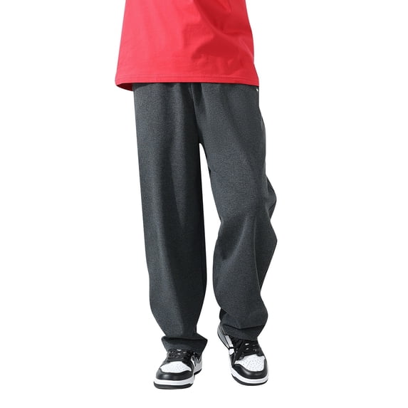 Boys Sweatpants,Boys Casual Athletic Pants Lightweight Loose Fit Outdoor Sports Trousers Soft Breathable Fabric,Boys Pants,Grey,10-13 Years