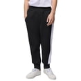 thumbnail image 1 of Boys Sweatpants,Boys Elastic Waist Jogger Lined Sweatpants with Pockets for Casual Athletic Wear Fall Winter Pull On Long Pants,Boys Pants,Black,15-16 Years, 1 of 9