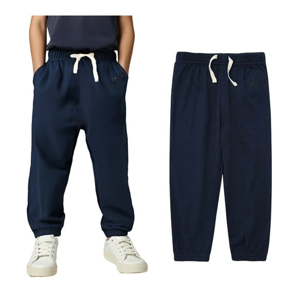 Boys Sweatpants Boys Joggers Cotton Sweatpant with Pocket Drawstring School Pants for Boys Back To School Clothes for Boys Kid Girls Size 3-4 Years Pants