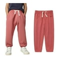thumbnail image 1 of Boys Sweatpants Boys Joggers Cotton Sweatpant with Pocket Drawstring Boy Uniform Pants Back To School Outfits for Boys Kid Boys Pants Size 5-6 Years, 1 of 3