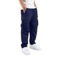 thumbnail image 1 of Boys Sweatpants Casual Cargo Pants Kids Athletic Joggers with Pockets, 1 of 6