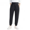 thumbnail image 1 of AIEOTT Boys Sweatpants Cotton Fleece Jogger Pants Pull on Jogging Pants with Pockets and Drawstring Fall Winter Warm Pants, 1 of 4