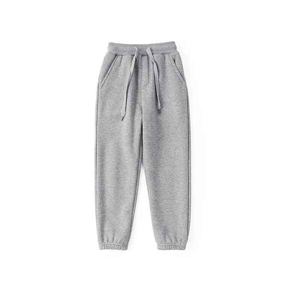 Boys Sweatpants Elastic Waist Athletic Joggers with Pockets Sweatpants for Girls 10-12 Years