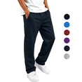 thumbnail image 1 of Boys Sweatpants Elastic Waist Loose Open Bottom Workout Joggers Pants Solid Color Casual Athletic Pants with Pockets 2-15 Years, 1 of 7