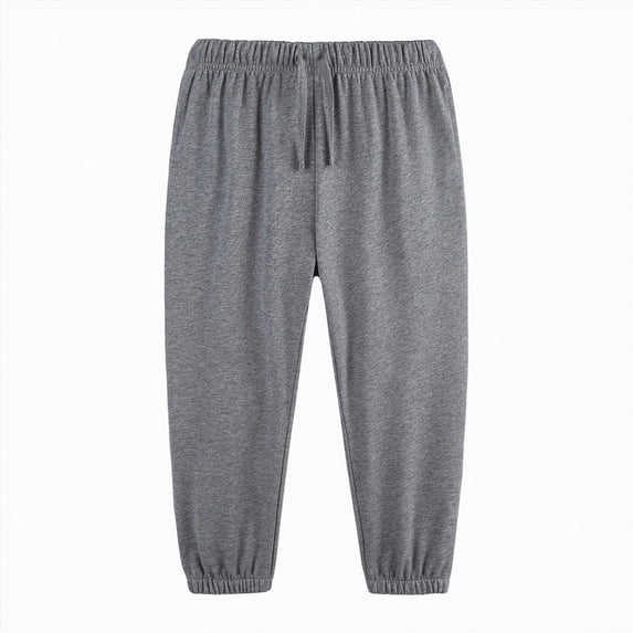 Boys Sweatpants Joggers For Boys 2-12 Years Kids Pants with Drawstring Casual Athletic Pants Kids Grey Sweatpants Size 5-6 Years